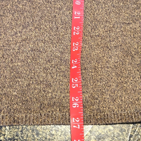 First Issue Women’s XL Pullover Sweater Metallic Colorblock Rust Plum Taupe - Picture 6 of 13